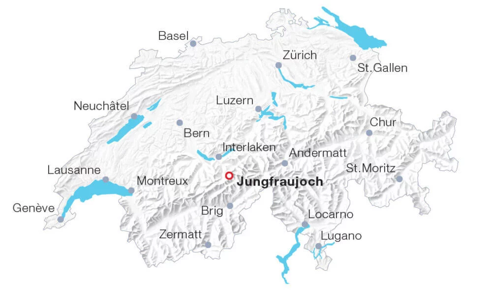 Swiss map